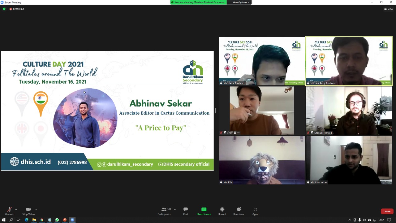 All Our Speaker from abroad